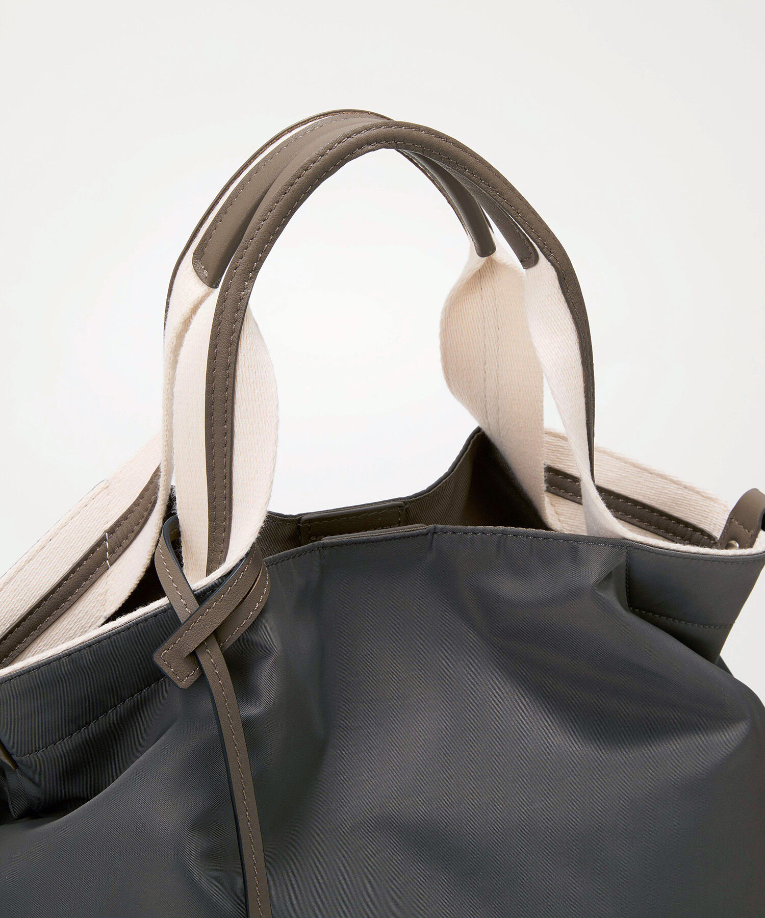 TOPKAPI BREATH「【TREASURE TOPKAPI】ストライプハンドル ナイロン 2way トートバッグ A4対応」|トートバッグ|