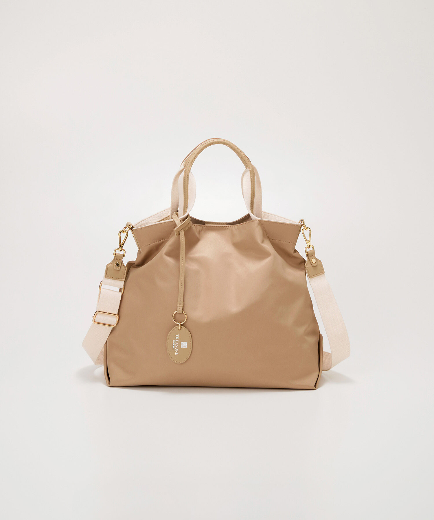 TOPKAPI BREATH「【TREASURE TOPKAPI】ストライプハンドル ナイロン 2way トートバッグ A4対応」|トートバッグ|