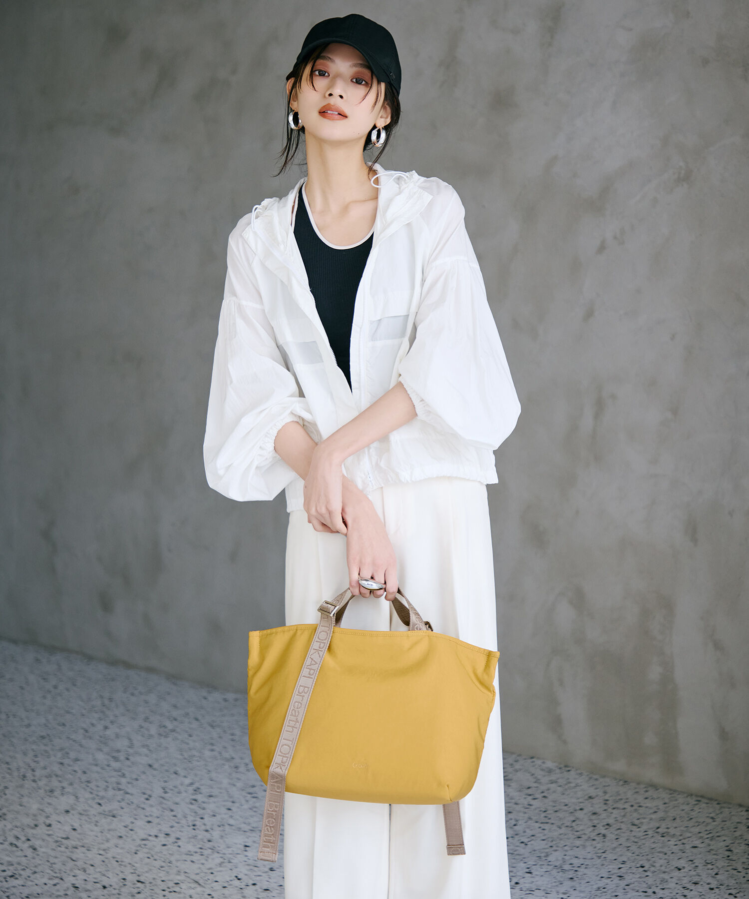 TOPKAPI BREATH「【Breath TOPKAPI】Freely フリーリー ナイロン ロゴテープ  トートバッグ A4対応」|トートバッグ|