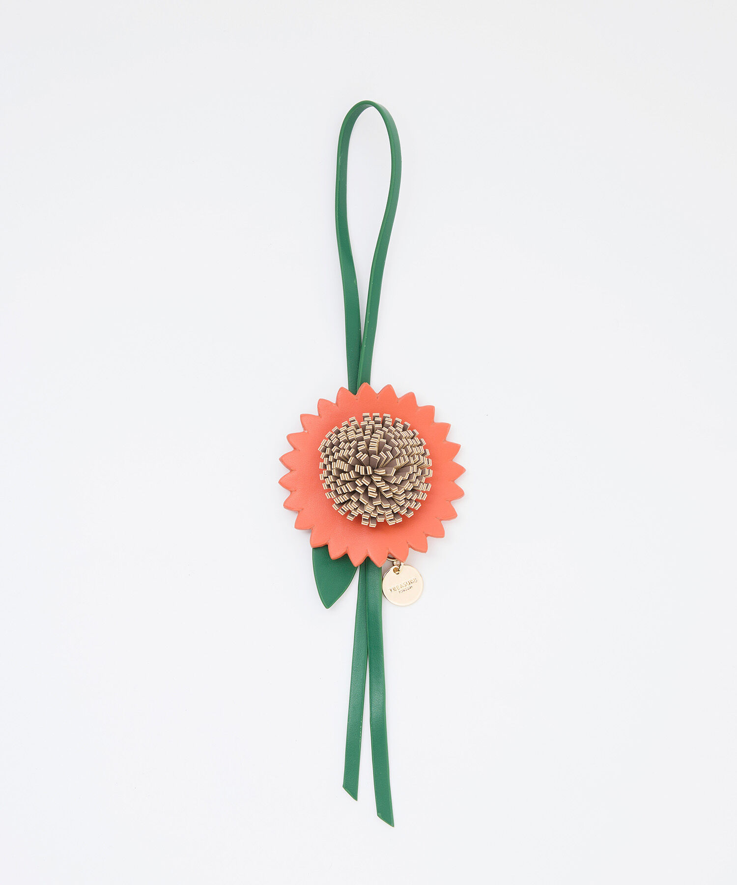 TOPKAPI TREASURE「【TREASURE TOPKAPI】フラワー チャーム A」|チャーム・キーホルダー|サーモンピンク