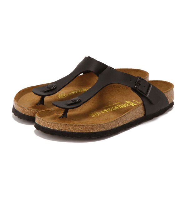 BIRKENSTOCK「【ビルケンシュトック】ギゼ/ブラック ビルコフロー/サンダル メンズ レディース/GIZEH」|サンダル|ブラック