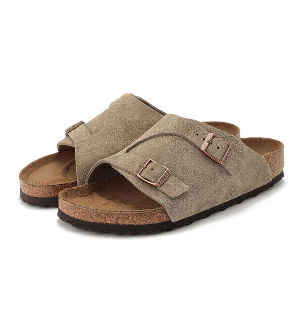BIRKENSTOCK「【ビルケンシュトック】チューリッヒ/トープ スエードレザー/サンダル メンズ/ZURICH」|サンダル|トープ