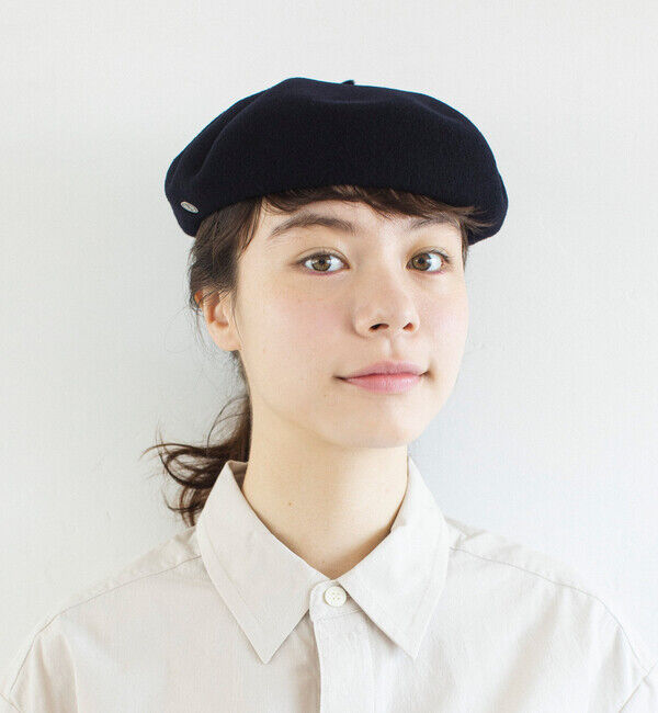 LAULHERE「【ロレール】カンパン 9型/ネイビー ウール/ベレー メンズ レディース/CAMPAN」|ハンチング・ベレー帽|ネイビー