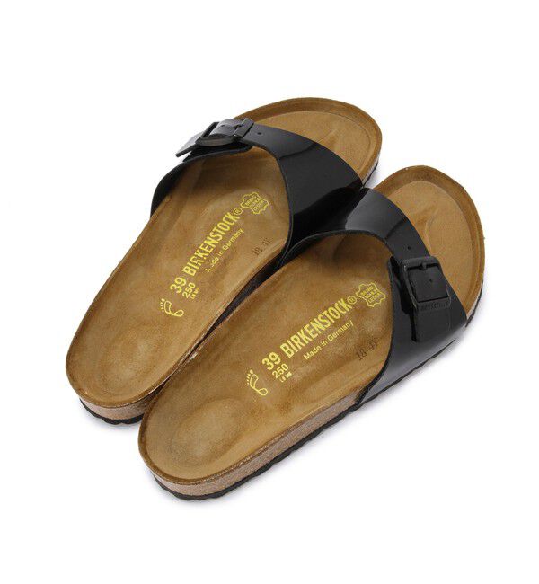 BIRKENSTOCK「【ビルケンシュトック】マドリッド/パテントブラック ビルコフロー/サンダル メンズ/MADRID」|サンダル|