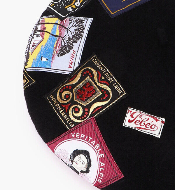 LAULHERE「【ロレール】エリダン 11型/ノワール ウール/ベレー メンズ レディース/ERIDAN」|ハンチング・ベレー帽|