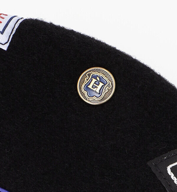 LAULHERE「【ロレール】エリダン 11型/ノワール ウール/ベレー メンズ レディース/ERIDAN」|ハンチング・ベレー帽|