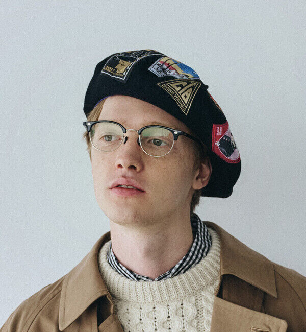 LAULHERE「【ロレール】エリダン 11型/ノワール ウール/ベレー メンズ レディース/ERIDAN」|ハンチング・ベレー帽|