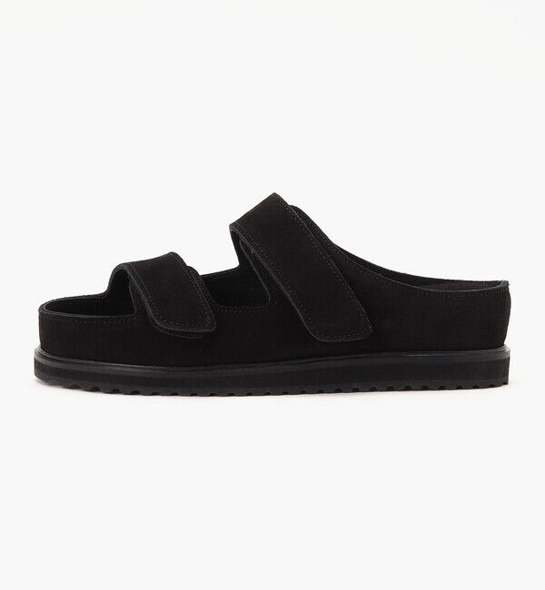 BENEXY「【ベネクシー】120W スリム/ブラック ベロアレザー/サンダル メンズ レディース/BENEXY」|サンダル|