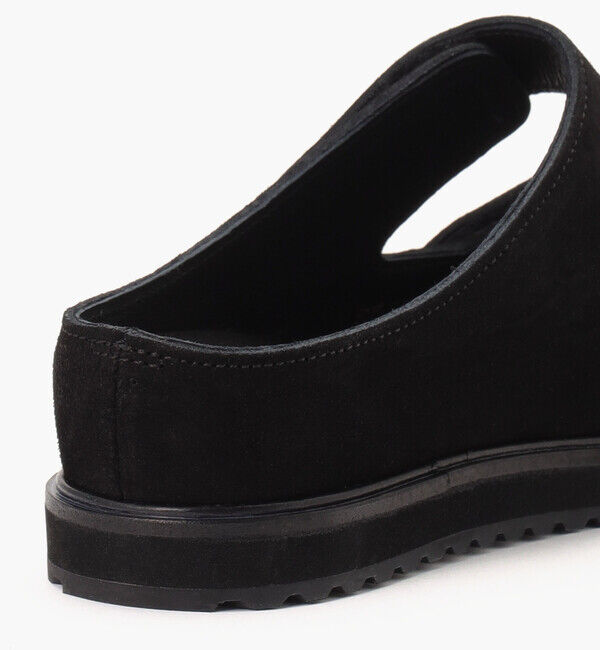 BENEXY「【ベネクシー】120W スリム/ブラック ベロアレザー/サンダル メンズ レディース/BENEXY」|サンダル|