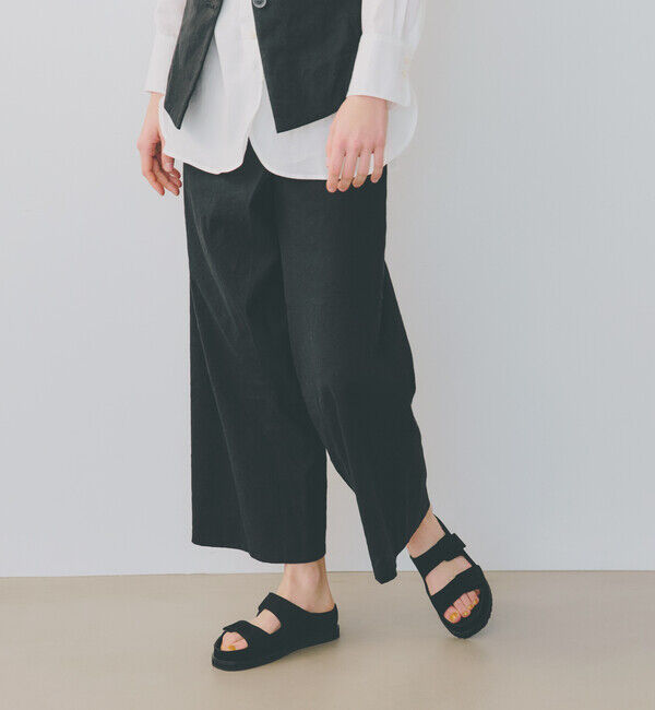 BENEXY「【ベネクシー】120W スリム/ブラック ベロアレザー/サンダル メンズ レディース/BENEXY」|サンダル|