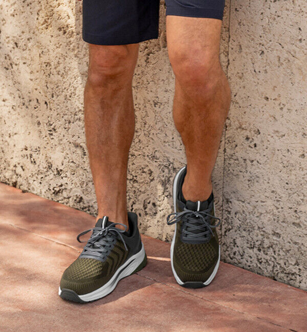 Orthofeet「【オーソフィート】ティロス ミディアム/オリーブ テキスタイル/シューズ メンズ/Orthofeet」|スニーカー|オリーブ