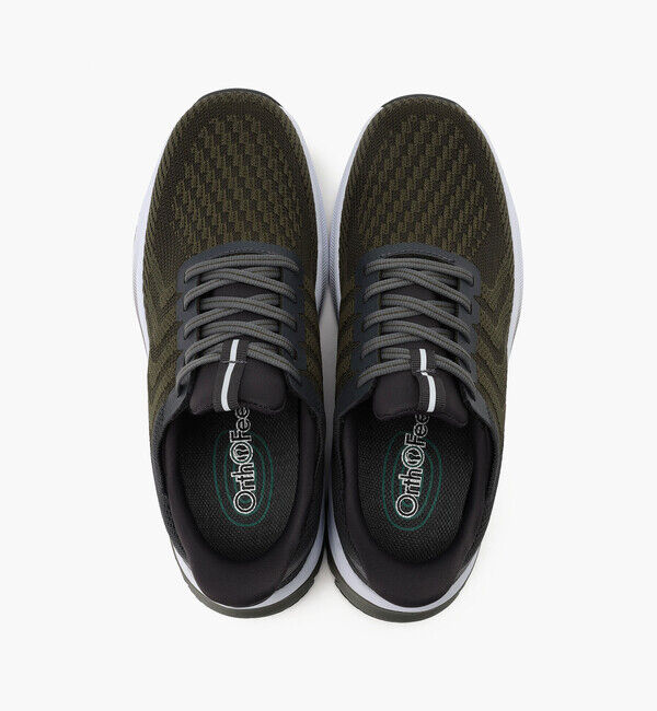 Orthofeet「【オーソフィート】ティロス ミディアム/オリーブ テキスタイル/シューズ メンズ/Orthofeet」|スニーカー|