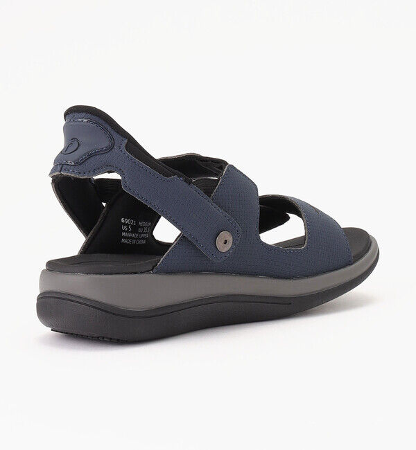 Orthofeet「【オーソフィート】カリプソ ミディアム/ブルー マイクロファイバー/サンダル レディース」|サンダル|