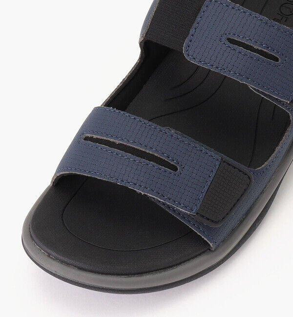 Orthofeet「【オーソフィート】カリプソ ミディアム/ブルー マイクロファイバー/サンダル レディース」|サンダル|