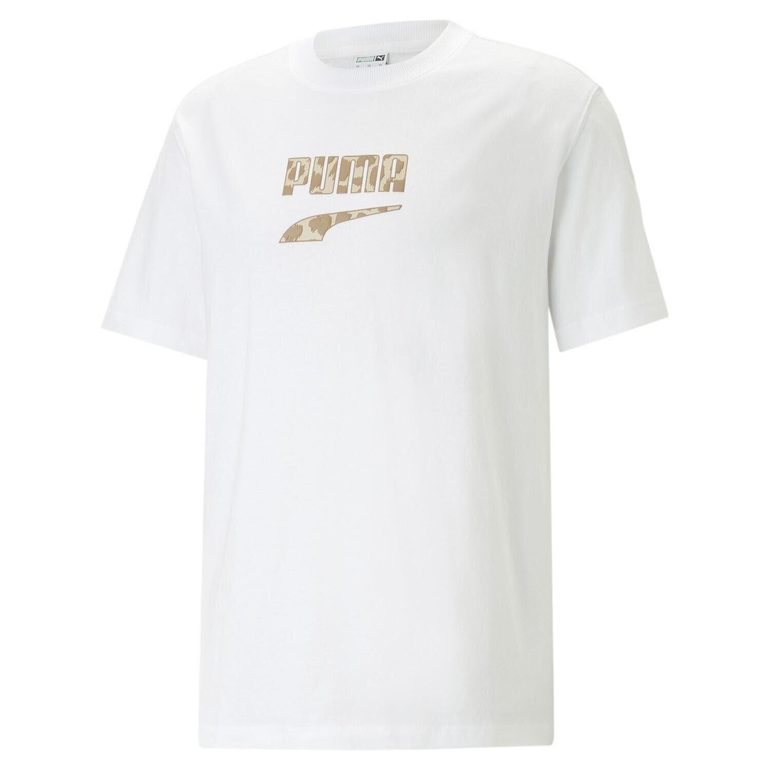 PUMA「【PUMA ｳｪｱ】M DOWNTOWN GRAPHIC TEE」|Tシャツ・カットソー|ホワイト