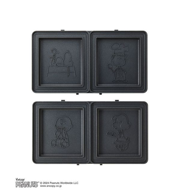BRUNO「PEANUTS グリルサンドメーカーダブル用 ホットサンドプレート」|電化製品|その他１０