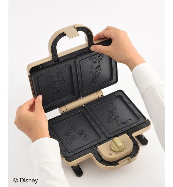 BRUNO「DISNEY ホットサンドメーカー ダブル」|電化製品|