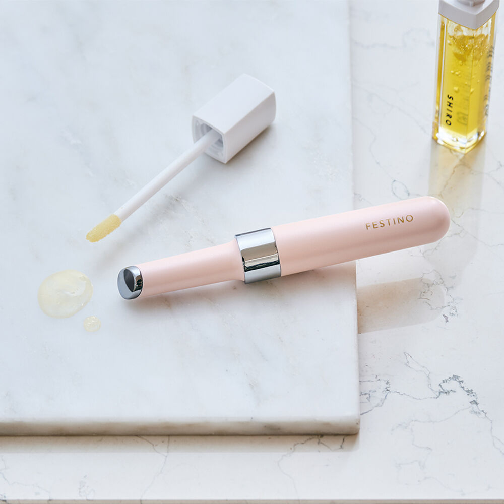 FESTINO「フェスティノ　充電式 フェイシャル ホットトリートメント SMHB-023  」|コスメ雑貨|ピンク
