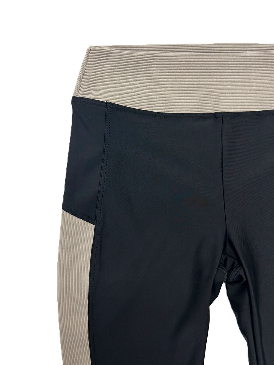 ALBOVE「バイカラー異素材ミックスデザインレギンス」|ショーツ|