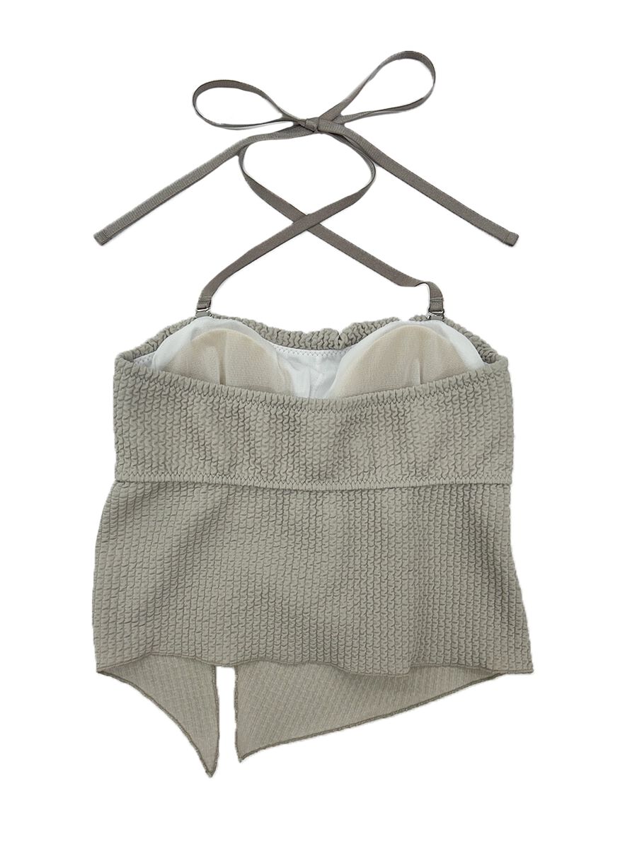 PEAK&PINE「ワッフルニット素材ベアトップビキニ/ベアキニ」|ビキニ|