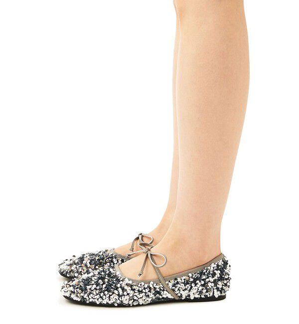 ODETTE E ODILE「＜SY＞スパンコールバレエ フラット10●&uarr;」|バレエシューズ|
