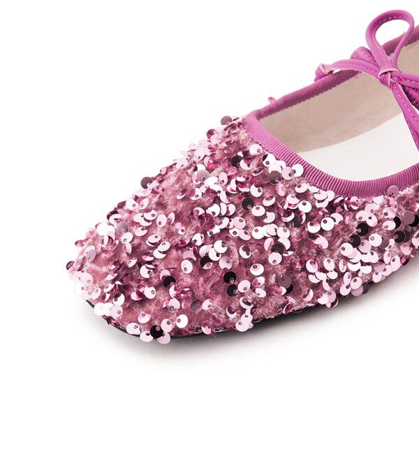 ODETTE E ODILE「＜SY＞スパンコールバレエ フラット10●&uarr;」|バレエシューズ|