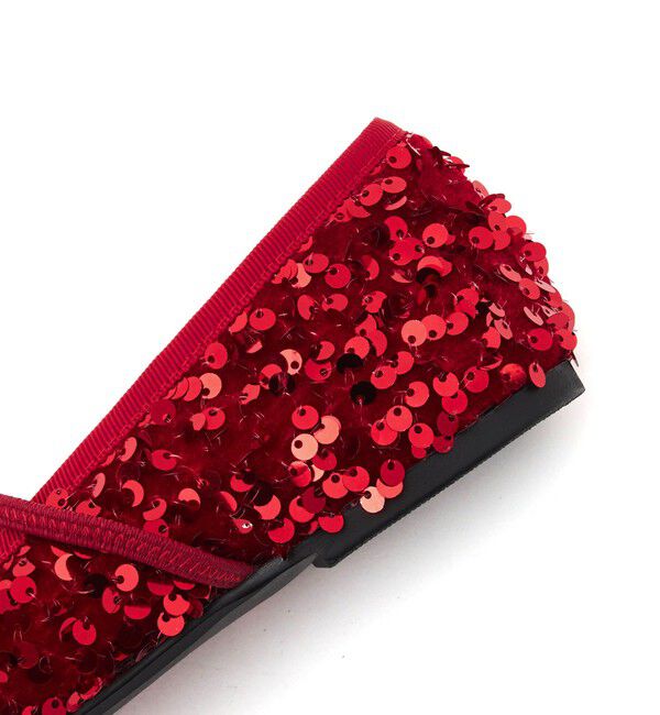 ODETTE E ODILE「＜SY＞スパンコールバレエ フラット10●&uarr;」|バレエシューズ|