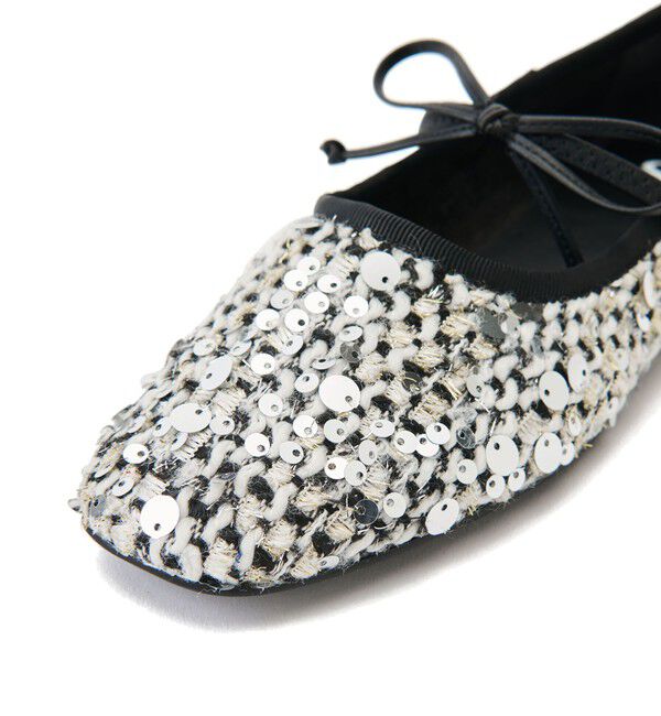ODETTE E ODILE「＜SY＞スパンコールバレエ フラット10●&uarr;」|バレエシューズ|