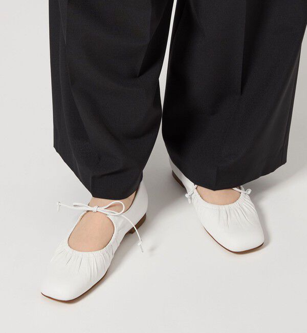 ODETTE E ODILE「ギャザートップバレエフラット10&uarr;」|バレエシューズ|