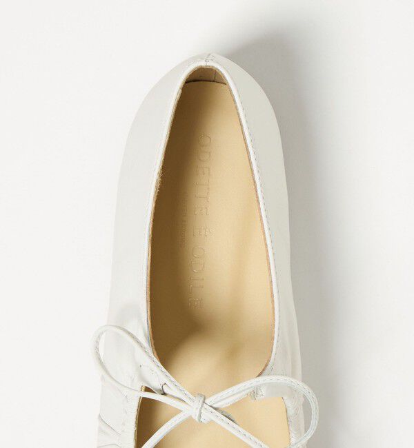 ODETTE E ODILE「ギャザートップバレエフラット10&uarr;」|バレエシューズ|