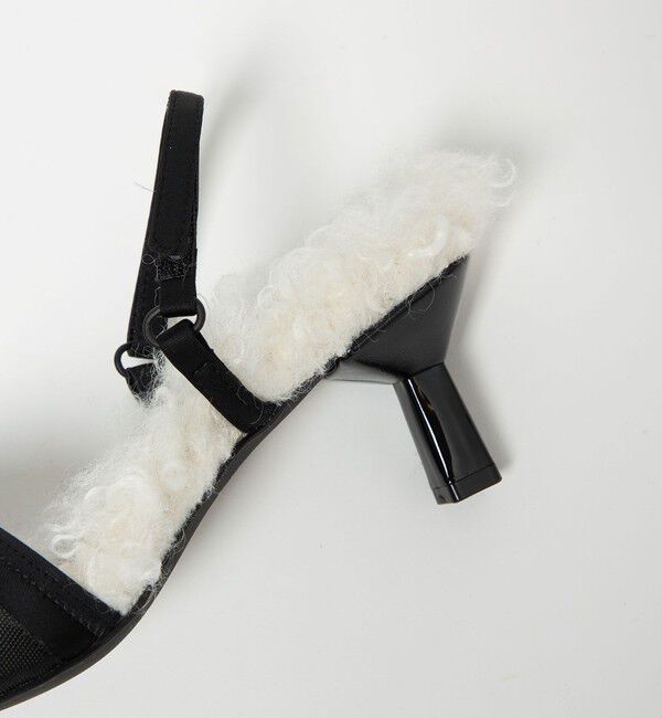 ODETTE E ODILE「＜SY＞ ヒールアップフェイクファー サンダル55&uarr;」|サンダル|