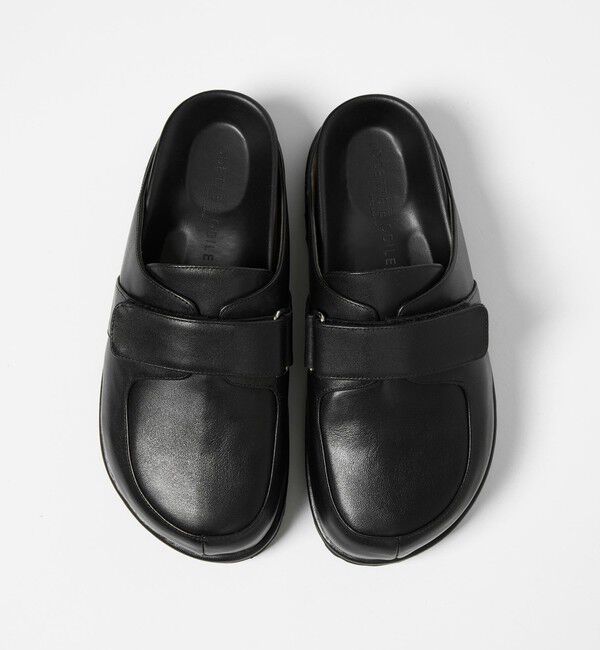 ODETTE E ODILE「ボリュームソールベルトサボ フラット30」|スリッポン|