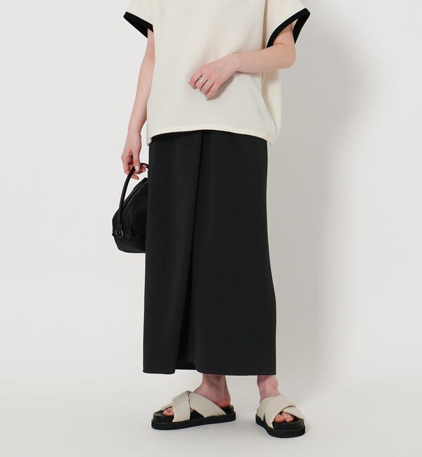 UNITED ARROWS「COMFY ラップ マキシスカート -吸水速乾 UVカット ウォッシャブル-」|スカート|