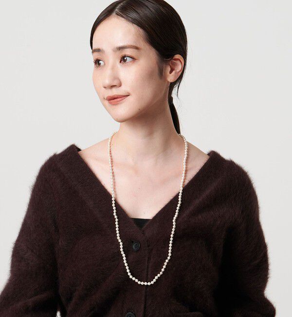 UNITED ARROWS「イミテーションパール ノット ネックレス」|ネックレス|