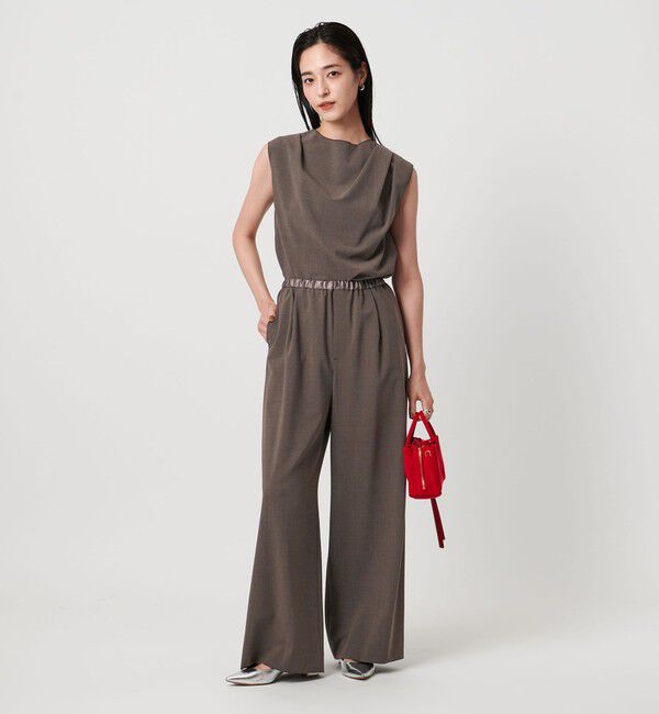 UNITED ARROWS「サテン ウエスト イージー パンツ ‐ウォッシャブル‐」|その他|