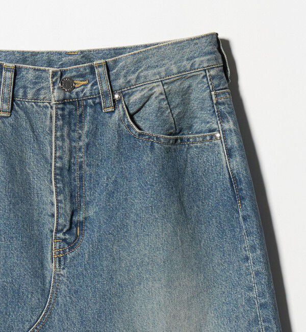 ASTRAET「＜ASTRAET＞13オンス デニム スリットスカート」|タイト|