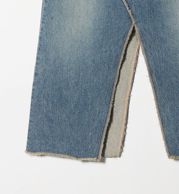ASTRAET「＜ASTRAET＞13オンス デニム スリットスカート」|タイト|