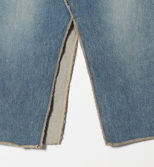 ASTRAET「＜ASTRAET＞13オンス デニム スリットスカート」|タイト|