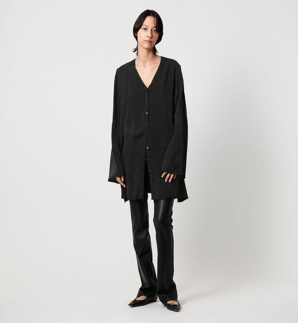 AEWEN MATOPH「＜AEWEN MATOPH＞フレアVネックシャツワンピース」|ワンピース|