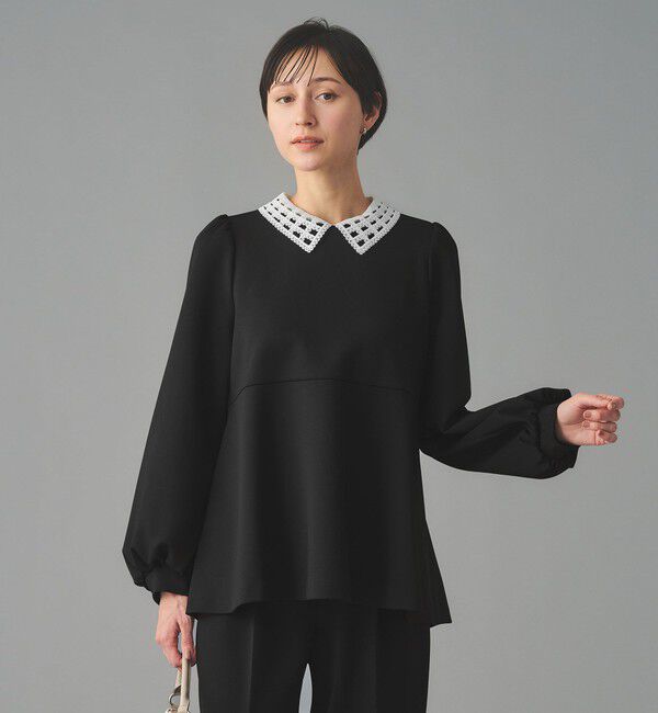 UNITED ARROWS「SPONGY ペプラム ブラウス」|シャツ・ブラウス|