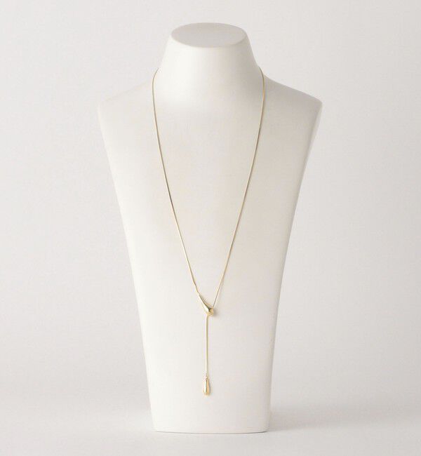 UNITED ARROWS green label relaxing「スネークチェーン Wシズク スライドネックレス」|ネックレス|