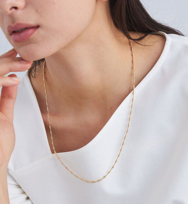 UNITED ARROWS green label relaxing「デザイン ボールチェーン ネックレス」|ネックレス|GOLD