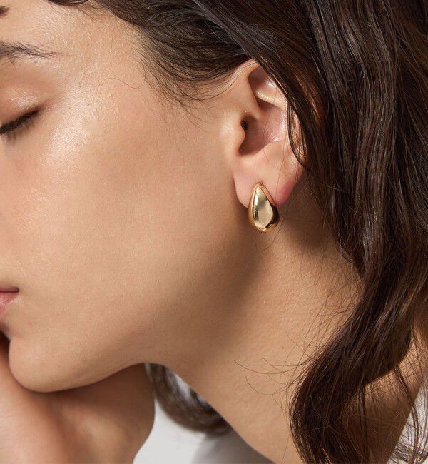 UNITED ARROWS green label relaxing「シズク クリップ イヤリング 2」|イヤリング|GOLD