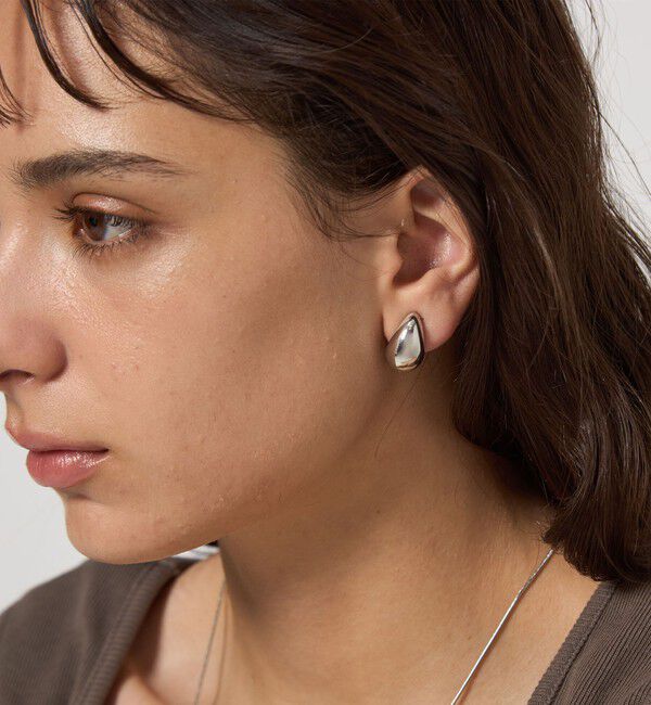 UNITED ARROWS green label relaxing「シズク クリップ イヤリング 2」|イヤリング|SILVER