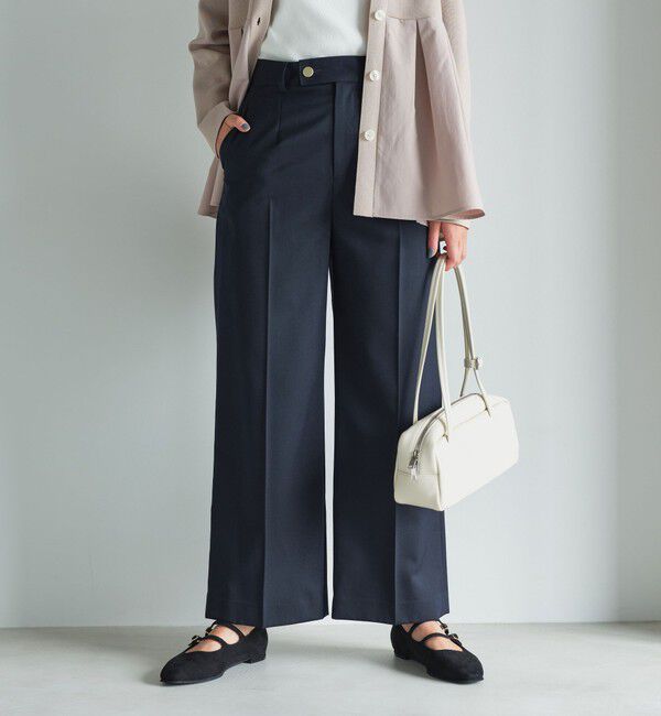 UNITED ARROWS green label relaxing「［size SHORTあり］Greed グリード ストレート パンツ -ウォッシャブル-」|スラックス|