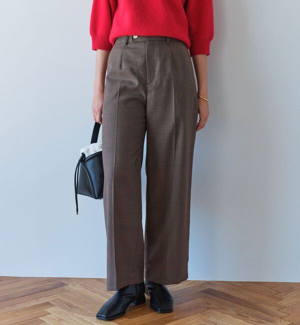 UNITED ARROWS green label relaxing「［size SHORTあり］Greed グリード ストレート パンツ -ウォッシャブル-」|スラックス|その他1