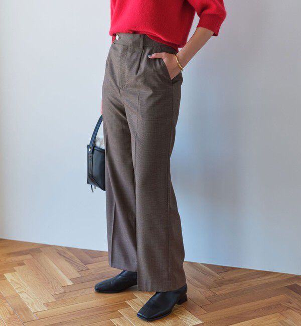 UNITED ARROWS green label relaxing「［size SHORTあり］Greed グリード ストレート パンツ -ウォッシャブル-」|スラックス|