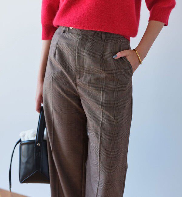 UNITED ARROWS green label relaxing「［size SHORTあり］Greed グリード ストレート パンツ -ウォッシャブル-」|スラックス|