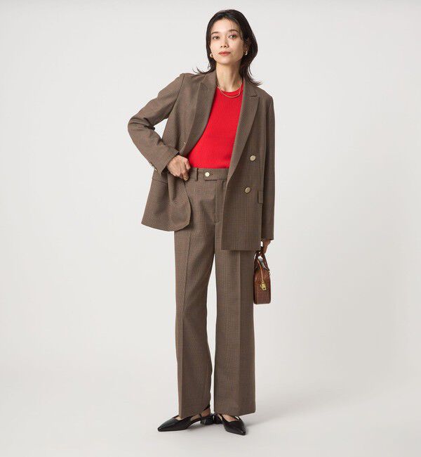 UNITED ARROWS green label relaxing「［size SHORTあり］Greed グリード ストレート パンツ -ウォッシャブル-」|スラックス|