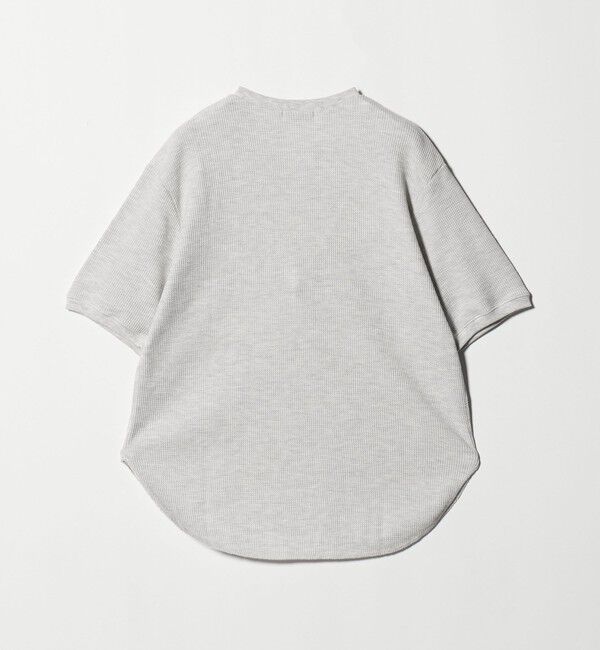 UNITED ARROWS green label relaxing「【WEB限定】＜at ease＞ワッフル ヘンリーネック 5分袖 プルオーバー カットソー」|Tシャツ・カットソー|